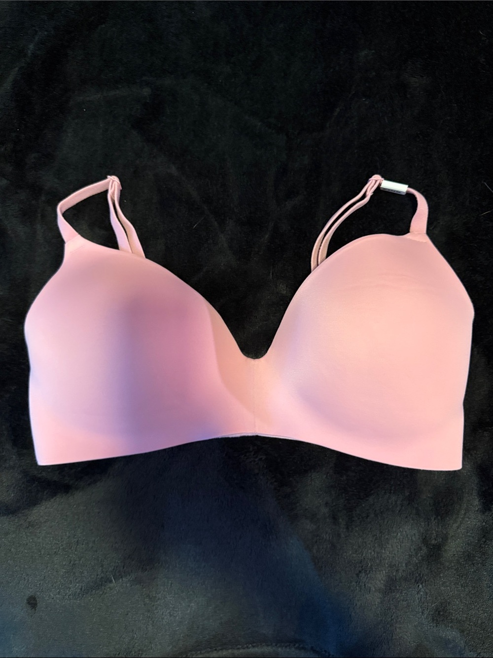 PINK Victoria's Secret Light Pink Seamless T-Shirt Bra